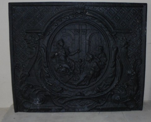 PLAQUE DE CHEMINÉE RÉÉDITION