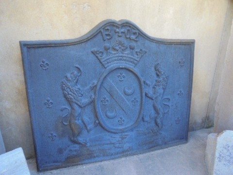 PLAQUE DE CHEMINÉE RÉÉDITION