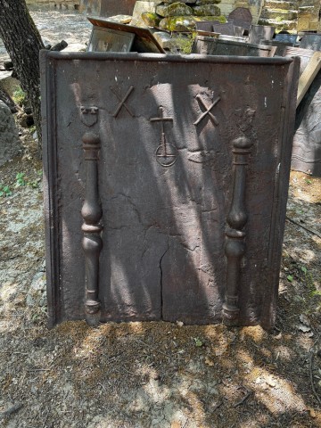 plaque de cheminée ancienne