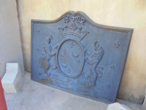 PLAQUE DE CHEMINÉE RÉÉDITION